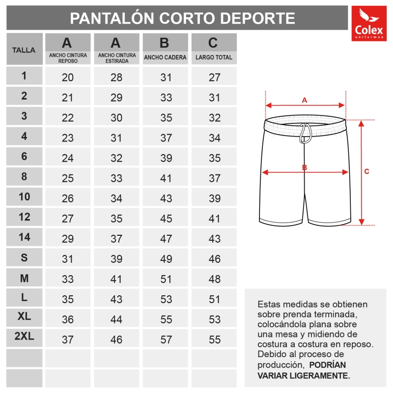 PANTALO CURT CARMELITES