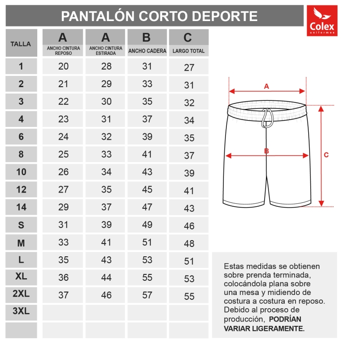 PANTALO CURT INST. LLEIDA