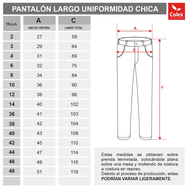 PANTALO UNIFORME NOIA ANA MOGAS