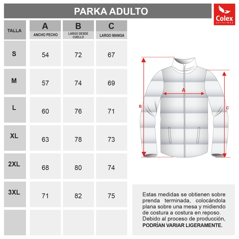 PARKA ADULTO ANA MOGAS