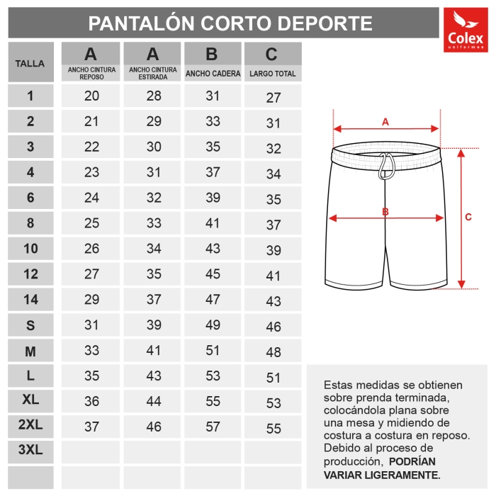 PANTALO CURT MERTZEDE