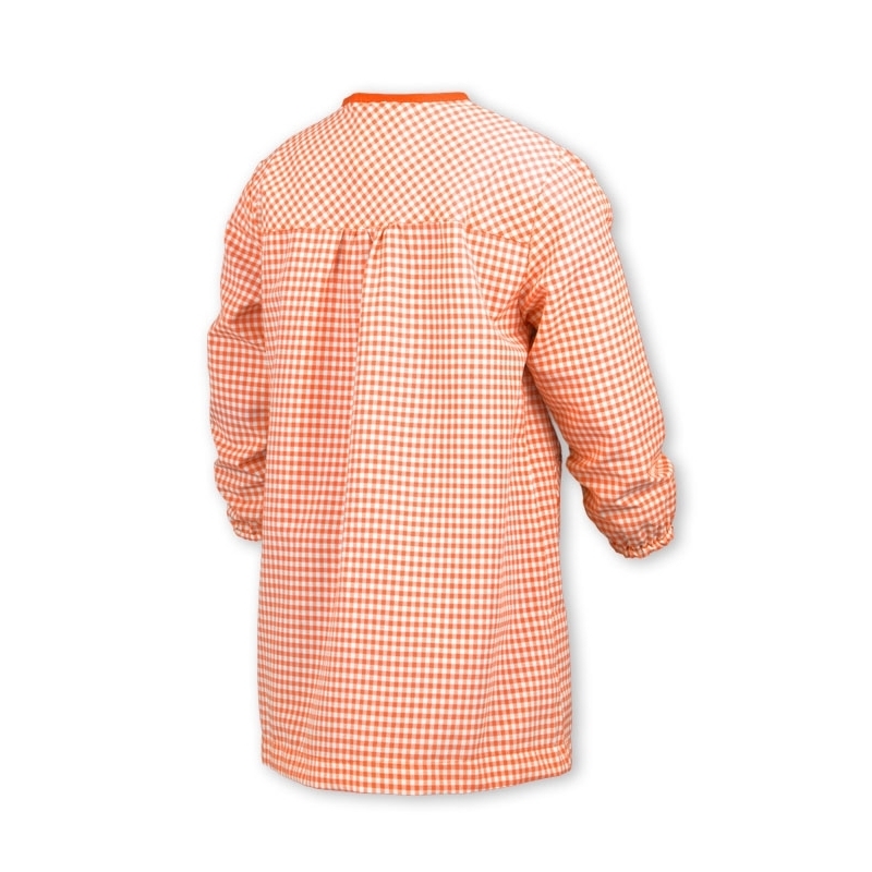 BASIC BUTTON-UP SMOCK ORANGE