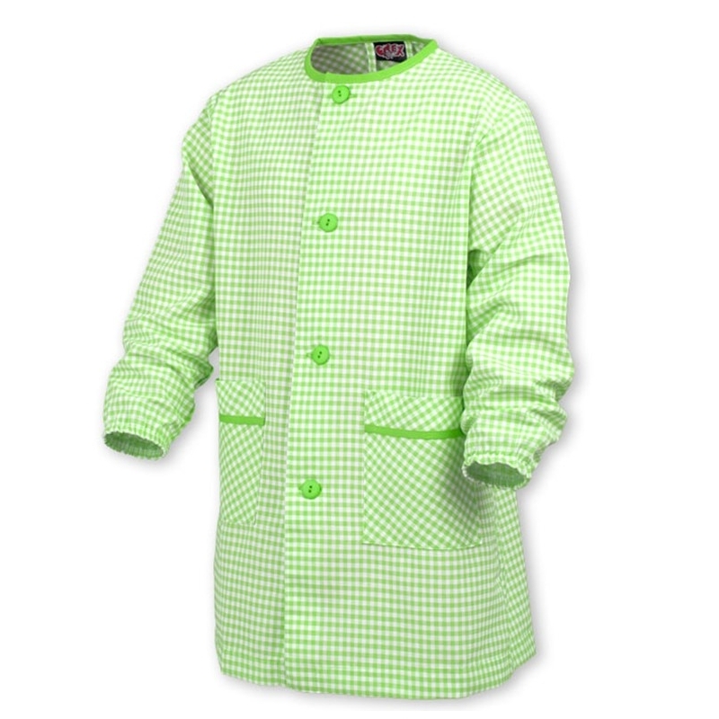 BASIC BUTTON-UP SMOCK PISTACHIO GREEN