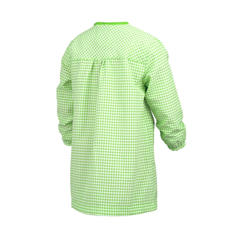 BASIC BUTTON-UP SMOCK PISTACHIO GREEN