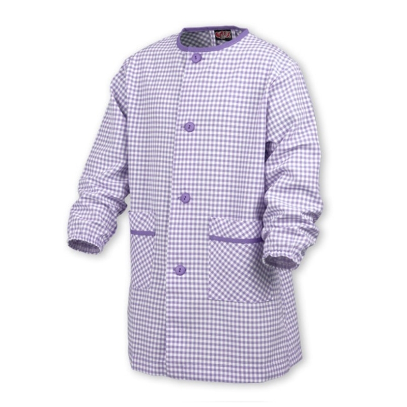 BASIC BUTTON-UP SMOCK LILAC