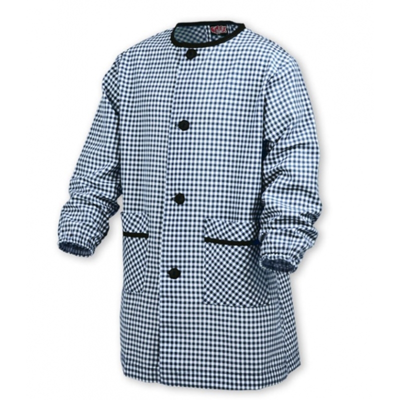 BASIC BUTTON-UP SMOCK BLACK