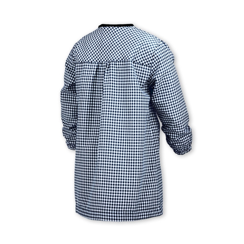 BASIC BUTTON-UP SMOCK BLACK 2