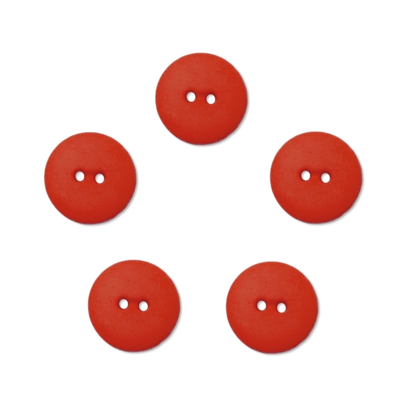 PACK OF 5 RED BUTTONS