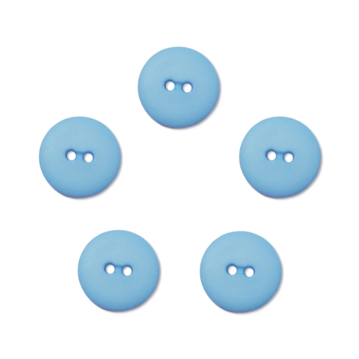 PACK 5 BOTONES AZUL CELESTE