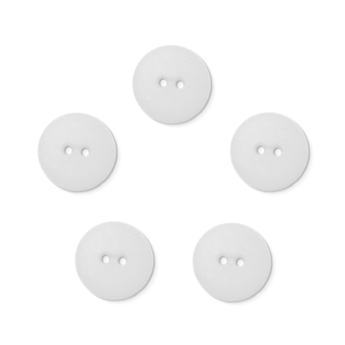 PACK DE 5 BOTONS BLANCS