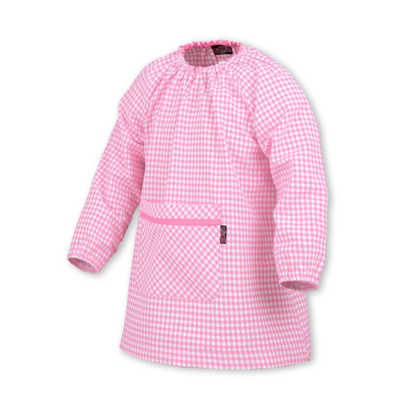 BASIC PINK CUFFED SMOCK