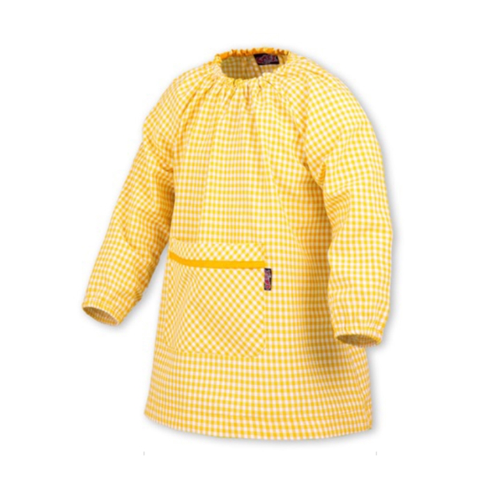 BASIC YELLOW CUFFED SMOCK