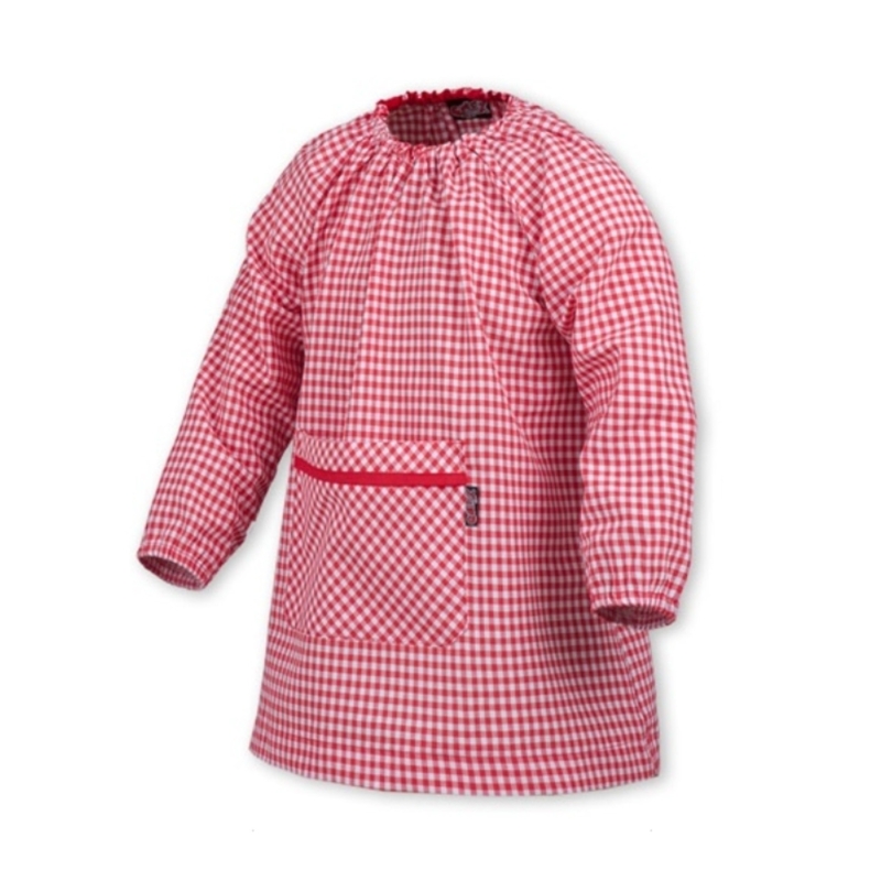 BASIC RED CUFFED SMOCK