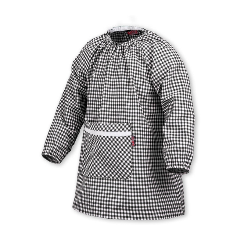 BASIC BLACK CUFFED SMOCK