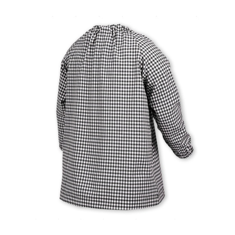 BASIC BLACK CUFFED SMOCK