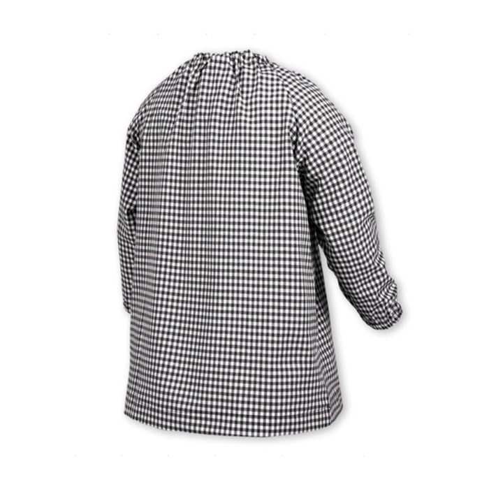 BASIC BLACK CUFFED SMOCK