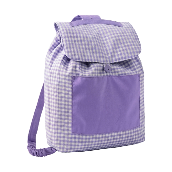 BASIC LILAC PADDED BACKPACK