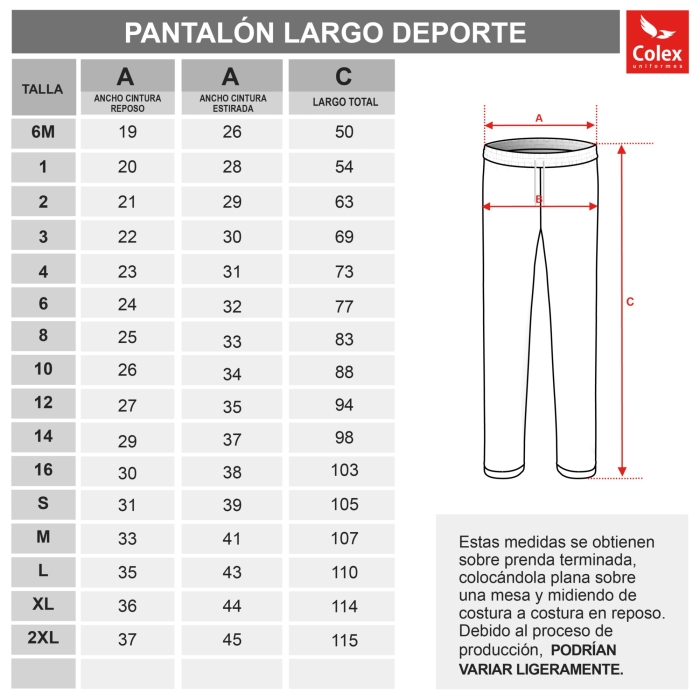 PANTALON CHANDAL CARMELITES