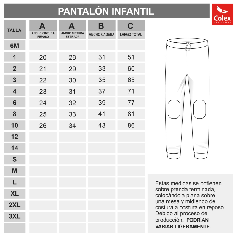 PANTALON CHANDAL 1º CICLO JPII