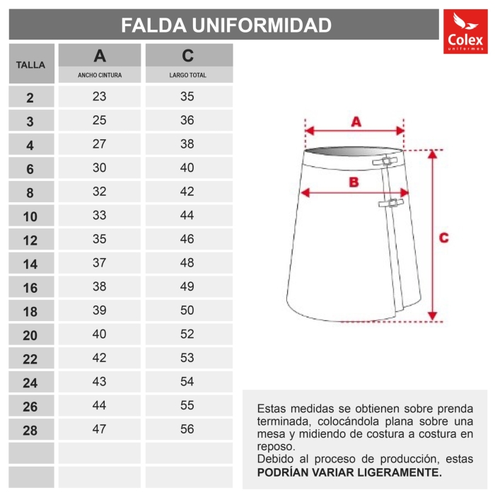 FALDILLA UNIFORME NEW JPII