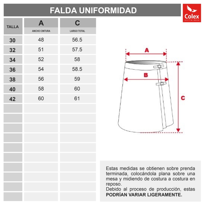 FALDA UNIFORME ESP. NEW JPII