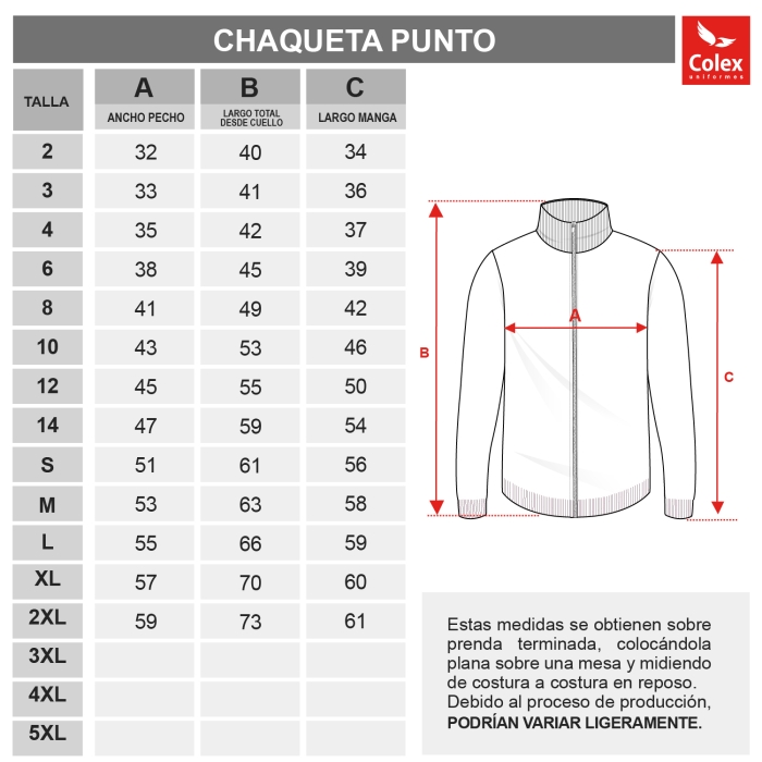 CHAQUETA PUNTO NTRA. SRA DE LA MERCED