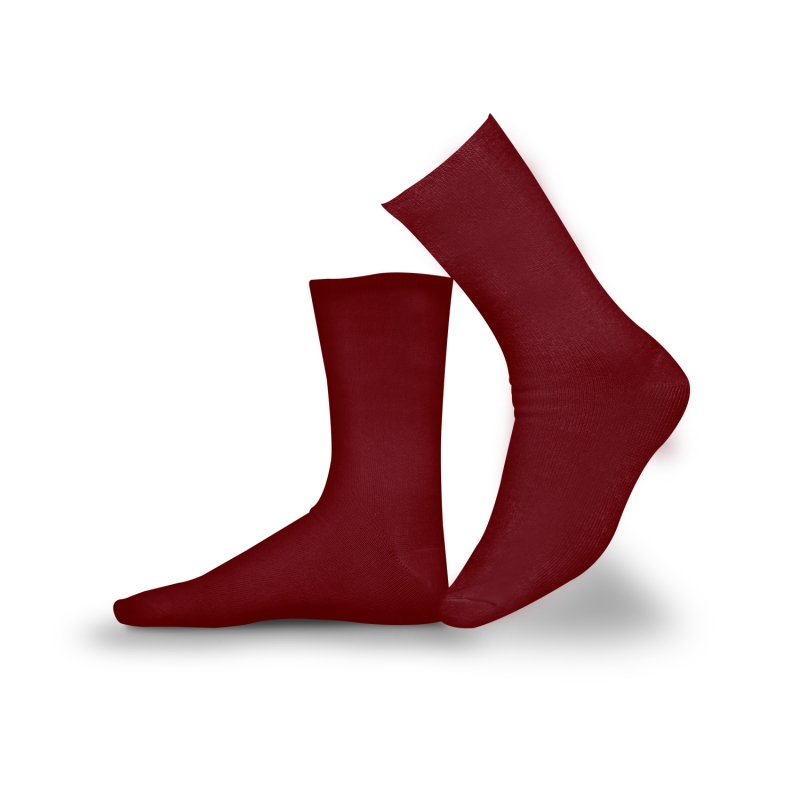 MAROON SHORT SOCK