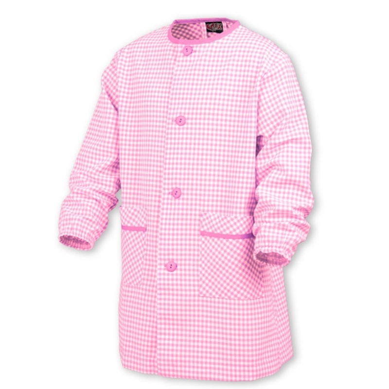 BATA BOTONES BASICA ROSA