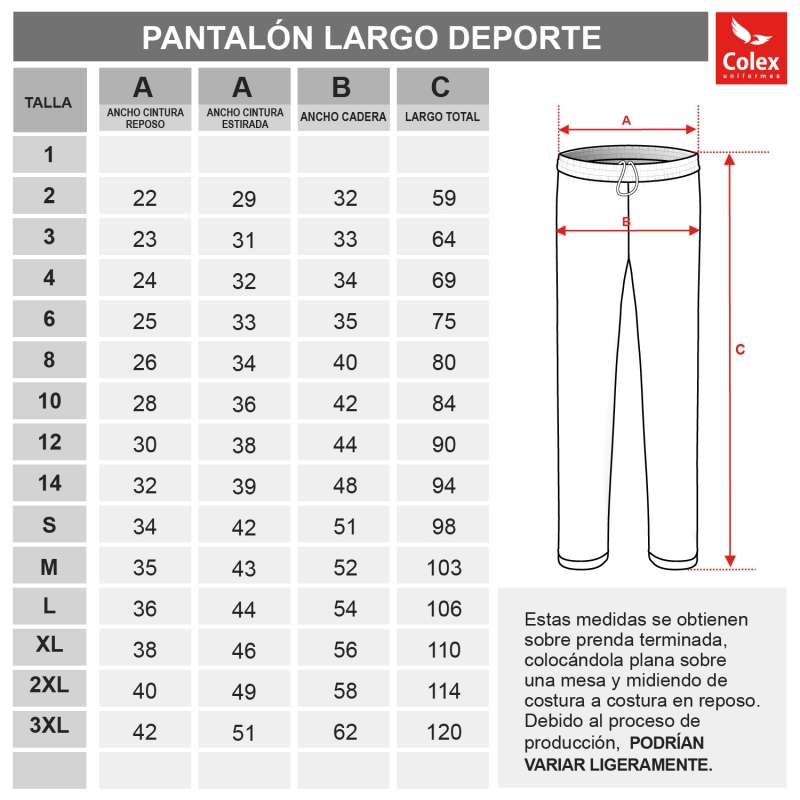 PANTALON CHANDAL JPII