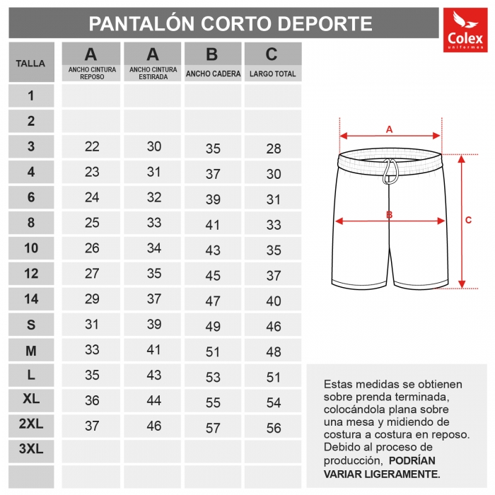 PANTALON CORTO FRANCISCANES