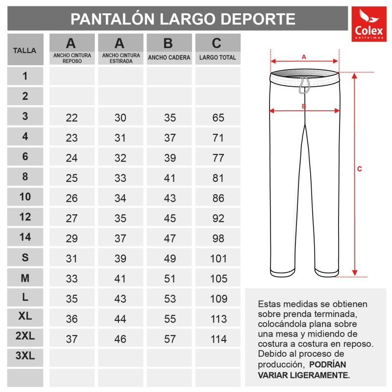 PANTALON CHANDAL FRANCISCANES