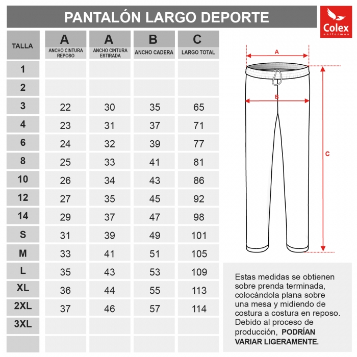 PANTALON CHANDAL FRANCISCANES