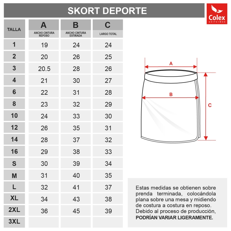 FALDA PANTALON CARMELITES