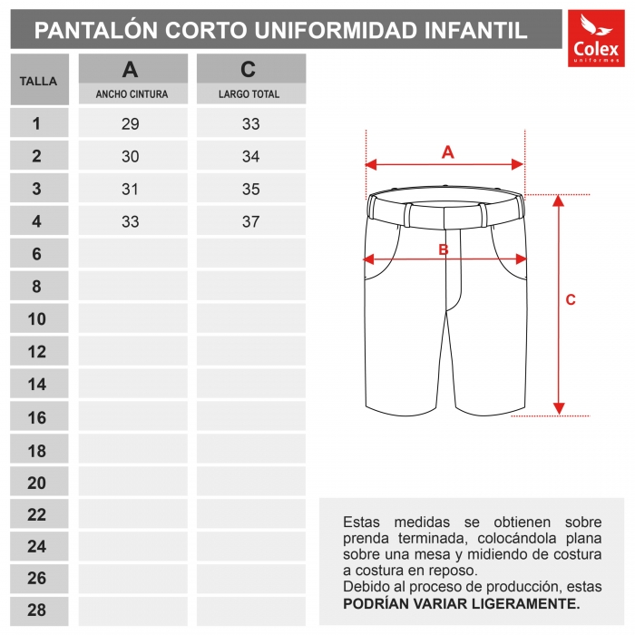 PANTALON C. UNIF. INSTITUCIO FAMILIAR