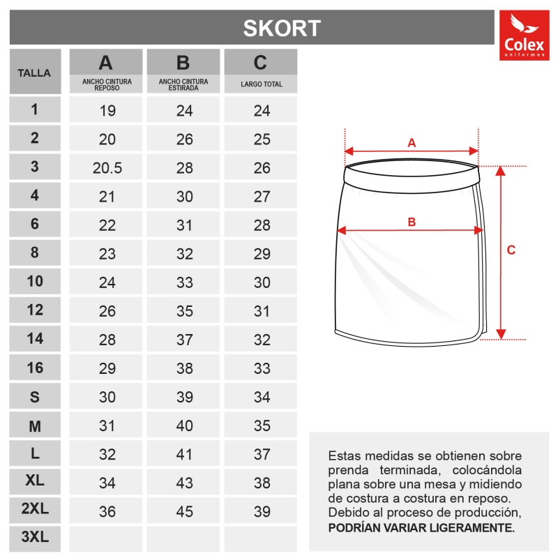 FALDA PANTALON MERCEDARIAS