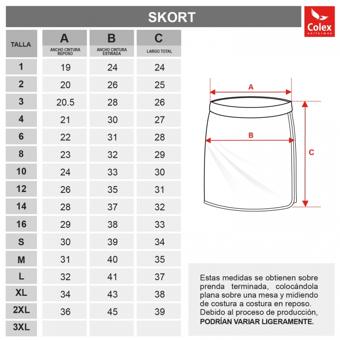 FALDA PANTALON MERCEDARIAS