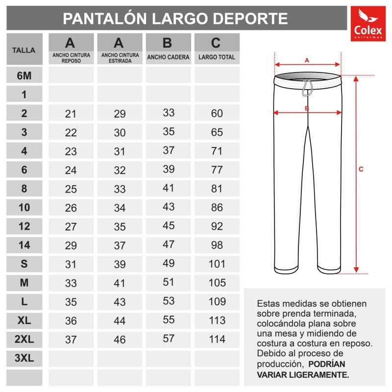 PANTALON CHANDAL MIC
