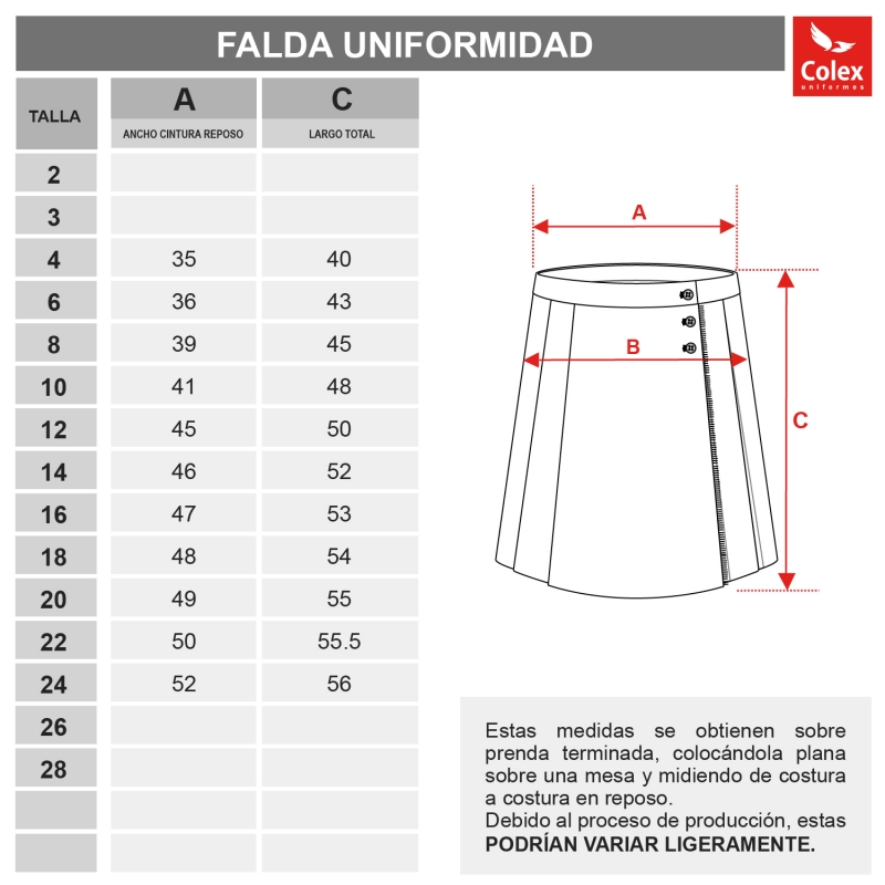 FALDA UNIFORME INST. LLEIDA
